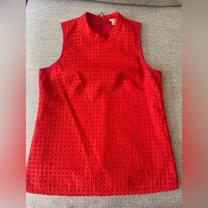 J. Crew zipped back blouse